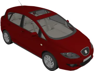 Seat Toledo 3D Model preview