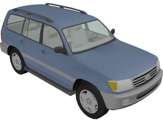 Toyota Land Cruiser (2006) 3D Model preview