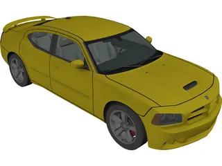 Dodge Charger SRT8 (2007) 3D Model preview