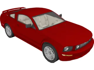 Ford Mustang 3D Model preview