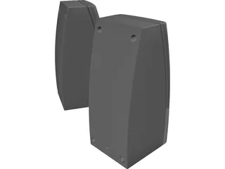 Computer Multimedia Speakers 3D Model preview