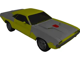 Chevrolet Camaro (1969) 3D Model preview