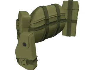 Back Packs and Equipment 3D Model preview