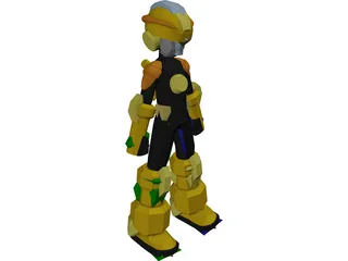 Rockman 3D Model preview
