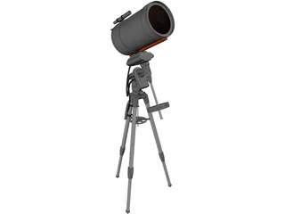 Telescope Celestron 3D Model preview