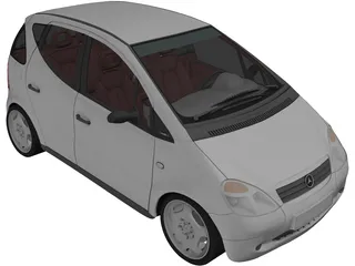 Mercedes-Benz A160 (1997) 3D Model preview