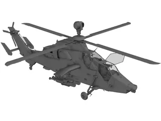 Eurocopter EC-665 Tiger 3D Model preview