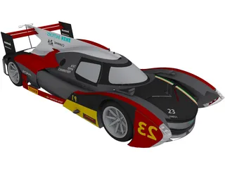 Tata Lemans LMP1 Concept 3D Model preview