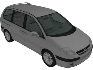 Citroen C8 (2002) 3D Model preview