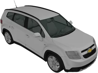 Chevrolet Orlando (2010) 3D Model preview