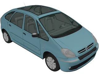 Citroen Xsara Picasso (2004) 3D Model preview