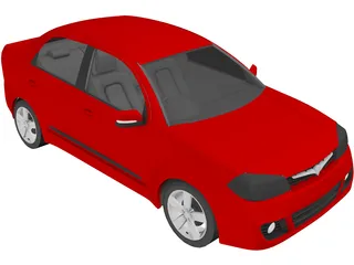 Proton Saga FLX (2003) 3D Model preview