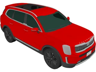 Kia Telluride (2019) 3D Model preview