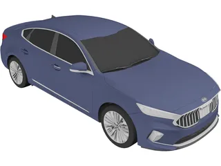 Kia Cadenza (2020) 3D Model preview