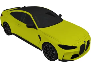 BMW M4 Competition [G82] (2021) 3D Model preview