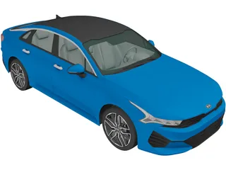 Kia K5 (2019) 3D Model preview