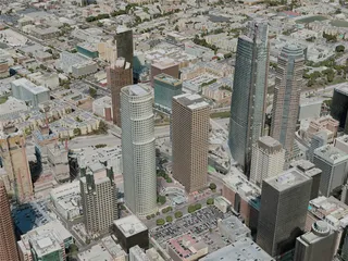 Los Angeles City, USA (2020) 3D Model preview