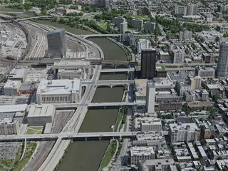 Philadelphia City, USA (2020) 3D Model preview