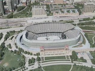 Chicago City, USA (2020) 3D Model preview