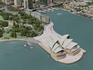 Sydney City, Australia (2020) 3D Model preview