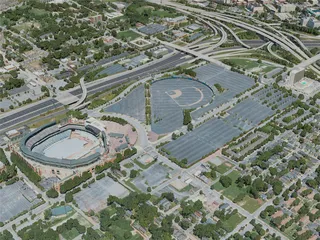 Atlanta City, GA, USA (2020) 3D Model preview