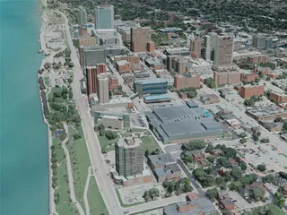 Detroit City, USA (2020) 3D Model preview