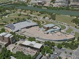 Austin City, TX, USA (2020) 3D Model preview