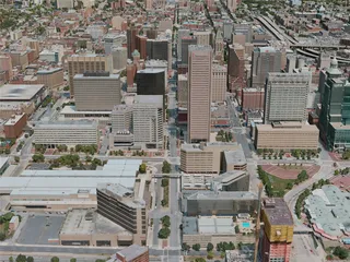 Baltimore City, USA (2020) 3D Model preview