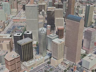 Denver City, CO, USA (2020) 3D Model preview