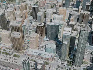 Calgary City, AB, Canada (2020) 3D Model preview