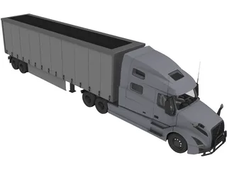 Volvo VNL (2020) 3D Model preview