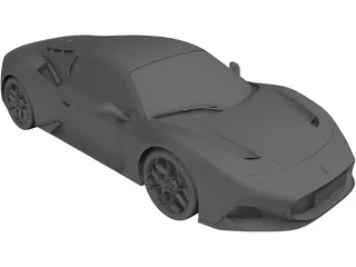 Maserati MC20 (2021) 3D Model preview