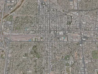 Bakersfield City, USA (2020) 3D Model preview