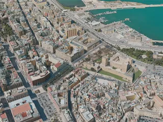 Bari City, Italy (2020) 3D Model preview