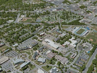 Greensboro City, USA (2020) 3D Model preview