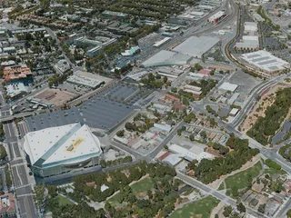 San Jose City, USA (2020) 3D Model preview