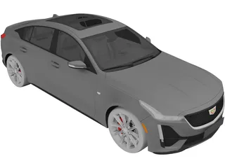Cadillac CT5 (2020) 3D Model preview