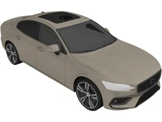 Volvo S60 (2019) 3D Model preview