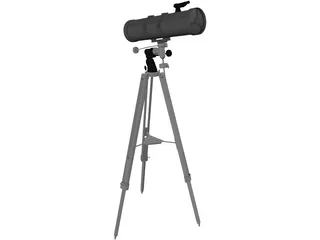 National Geographic 130/650 Telescope 3D Model preview