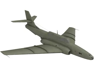 Ilyushin Il-40 Brawny 3D Model preview
