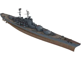 Kreml Warship 3D Model preview