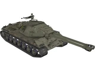 Object 703 Variant II 3D Model preview