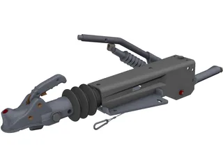 Trailer Coupler 3D Model preview