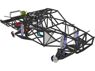 Prerunner Chassis 3D Model preview
