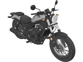 Honda Rebel 500 (2018) 3D Model preview