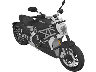 Ducati X-Diavel (2016) 3D Model preview
