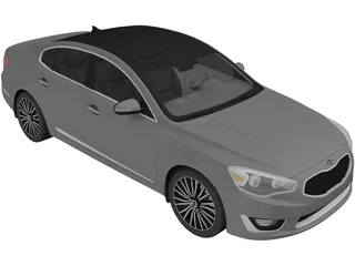 Kia Cadenza (2014) 3D Model preview