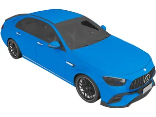 Mercedes-AMG E 63 S (2021) 3D Model preview