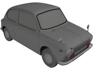 Subaru R2 3D Model preview