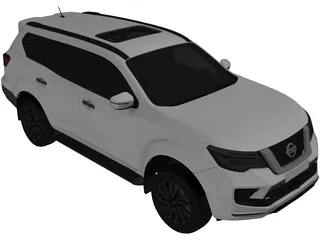 Nissan Terra (2019) 3D Model preview